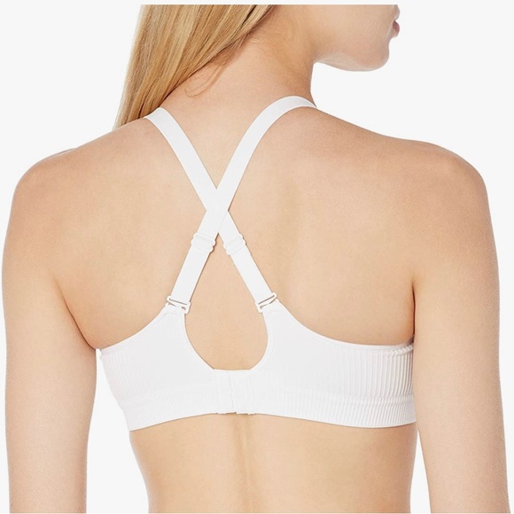 Hanes Perfect Coverage ComfortFlex Fit Wirefree Bra G260 in White Rib - Picture 3 of 16